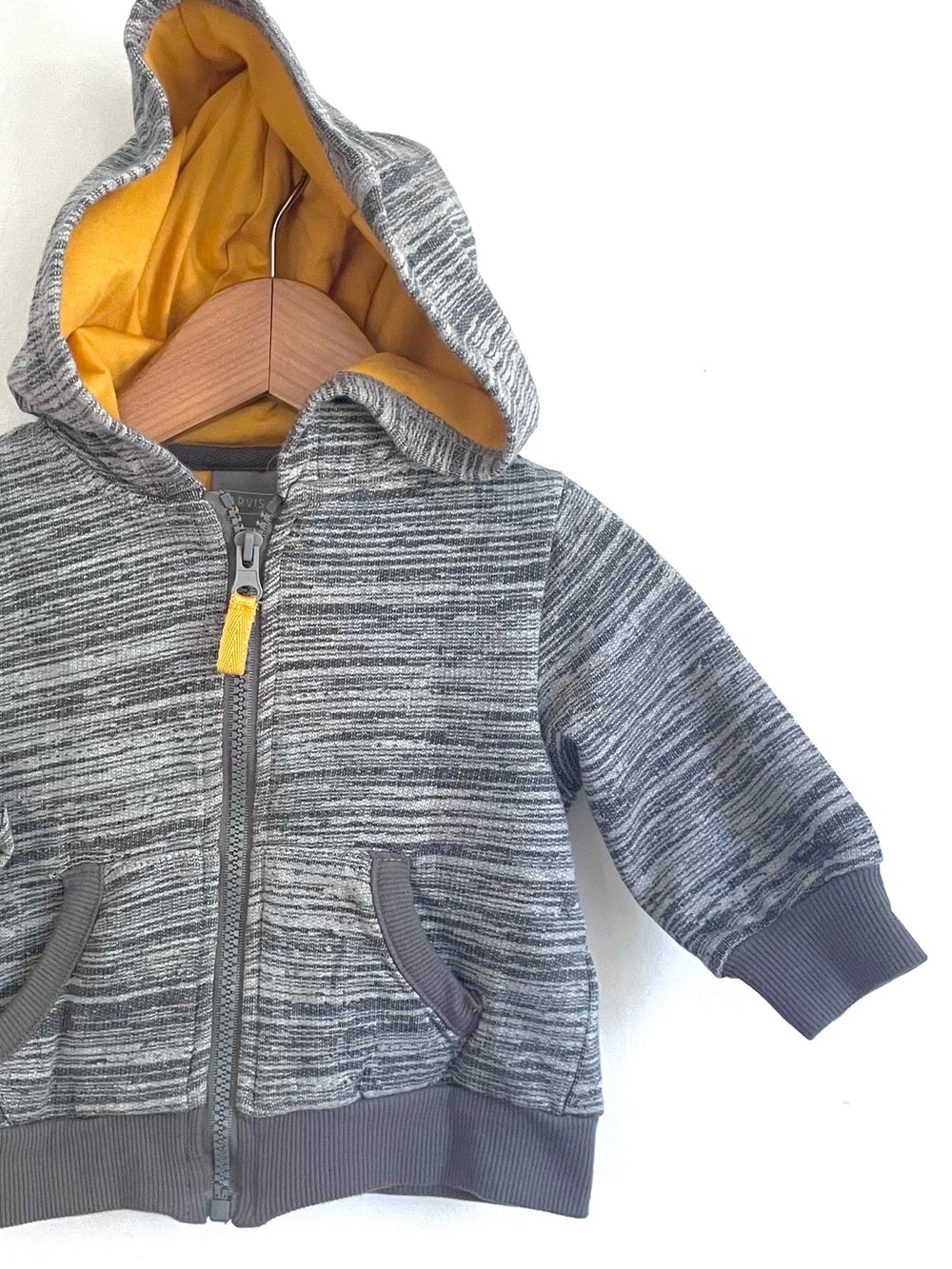 $7 💥NEW Jarvis Archer Gold Hood Full Zip Sweatshirt Hoodie, French Terry
